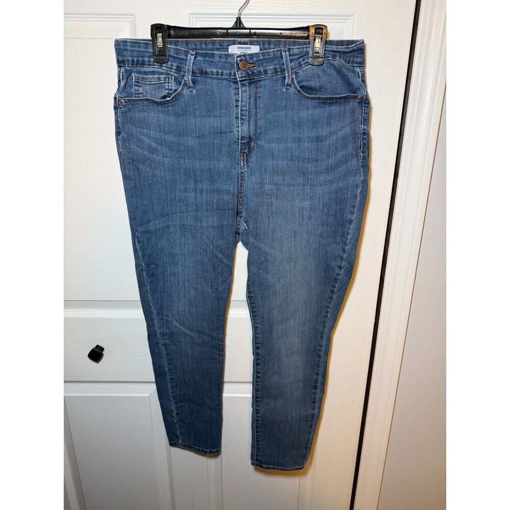 Denizen from Levi's High Rise Skinny Jeans Women's 18S 34x28 Blue Stretch